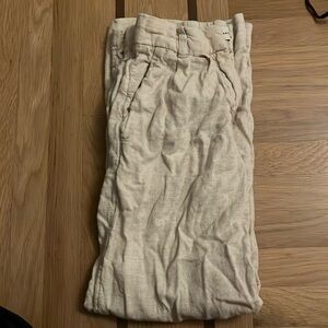 Abercrombie & Fitch Sloane Tailored Linen Pant